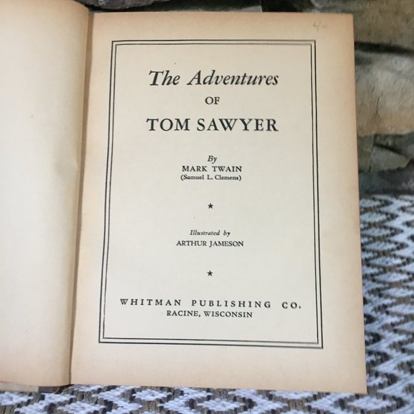 Vintage Tom Sawyer Book Mark Twain Hardcover 1944 - Picture 11 of 15